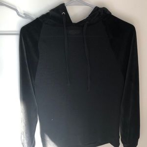 Light hoodie in black by pink rebublican